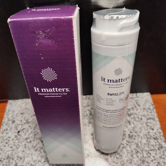 SecondNature Fridge Filter RWF02.279 Premium Fridge Filter. New & Sealed. - Picture 5 of 6